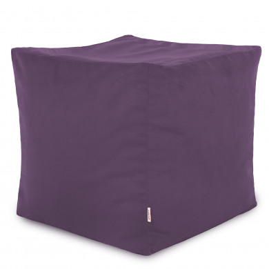Viola Pouf Cubo Velluto