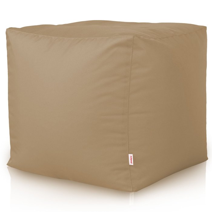 Beige Pouf Giardino Esterno Moderno