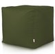 Verde Scuro Pouf Giardino Da Esterno Cubo