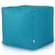 Azzurro Pouf Giardino Da Esterno Cubo
