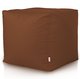 Marrone Pouf Giardino Da Esterno Cubo