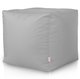 Grigio Chiaro Pouf Giardino Da Esterno Cubo