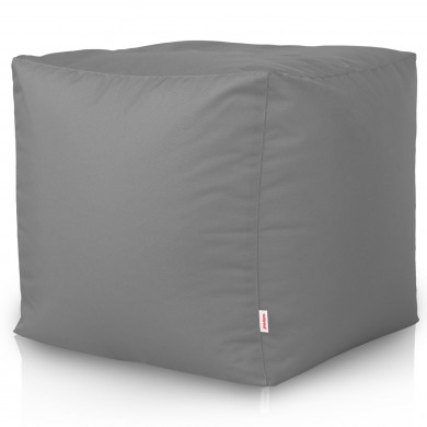 Grigio Pouf Giardino Da Esterno Cubo