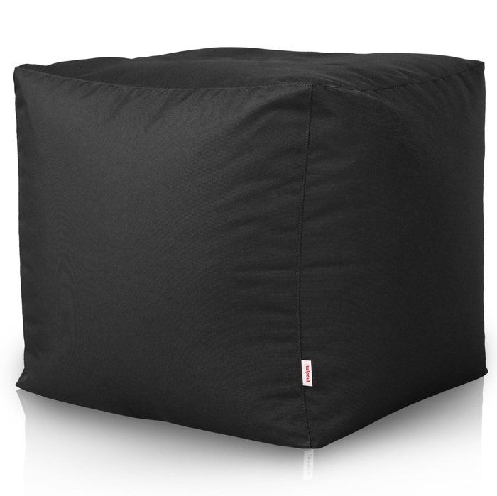 Nero Pouf Giardino Esterno Moderno