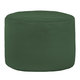 Verde scuro Pouf Cilindro Ecopelle