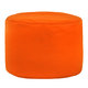 Arancione Pouf Soggiorno Ecopelle per Bambini