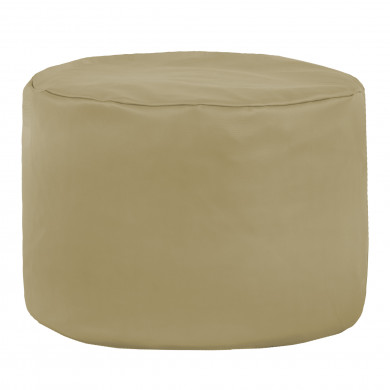 Talpa medio Pouf Cilindro Ecopelle