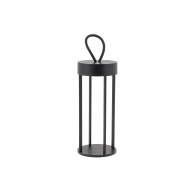 LAMPADA PORTATILE LED NALA 4W 2700K 170lm altezza 30cm larghezza 12cm IP54 dimmer | Nero 11536
