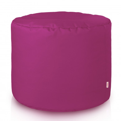 Fucsia Pouf da Esterno Cilindro Nylon