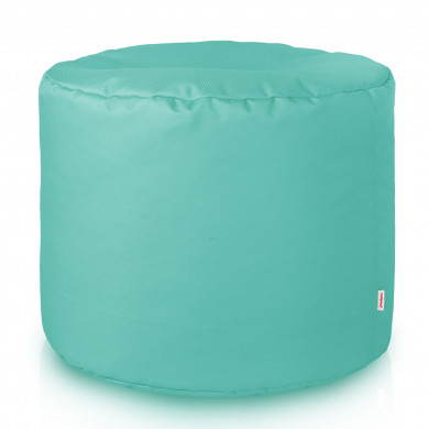 Turchese Pouf da Esterno Cilindro Nylon