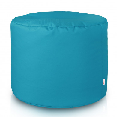 Azzurro Pouf da Esterno Cilindro Nylon