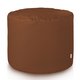 Marrone Pouf da Esterno Cilindro Nylon