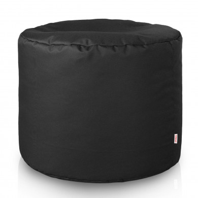 Nero Pouf da Esterno Cilindro Nylon
