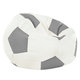 Grigio Chiaro Pouf Calcio Ecopelle