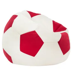 Poltrona Pouf Pallone da Calcio per Bambini - Soft Velluto