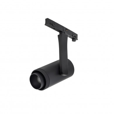 SPOT ZOOM LED 7W 3000K 300lm larghezza 5,7 cm altezza 14,5 cm per busbar NANO-LVM | Nero 11715