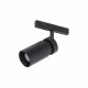 SPOT ZOOM LED 2W 3000K 120lm szer.5.7cm wys.7.2cm do szynoprzewodów NANO-LVM | Czarny 11713