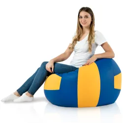 Pouf per bambini, ideale per stanze da gioco o decorazioni a tema sportivo