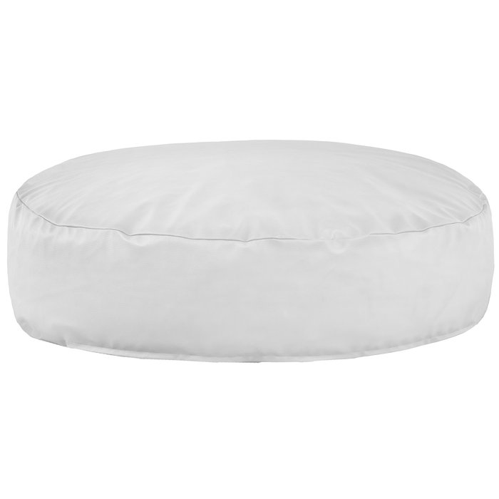 Bianco Cuscino Di Pavimento Rotondo