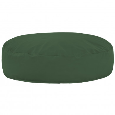 Verde Scuro Cuscino Da Pavimento Ecopelle