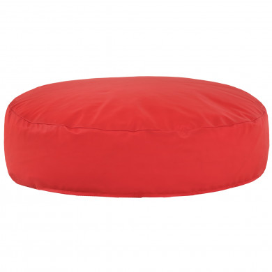 Rosso Cuscino Da Pavimento Ecopelle