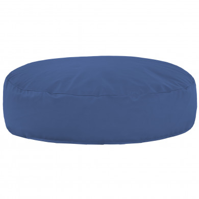Blu Cuscino Da Pavimento Ecopelle