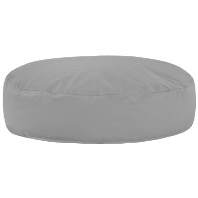 Grigio Chiaro Cuscino Da Pavimento Ecopelle