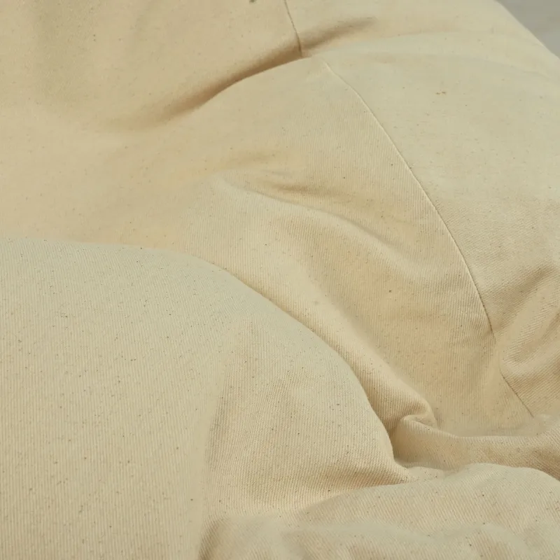 Poltrona Pouf Sacco XXL per adulti Gigante - Cotone Naturale Premium - Non tinto, Ecologico – vista 5