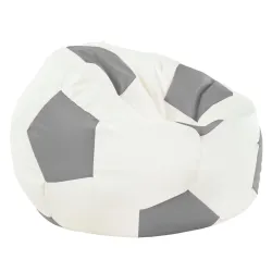 Poltrona Pouf Pallone da Calcio per Bambini - Ecopelle