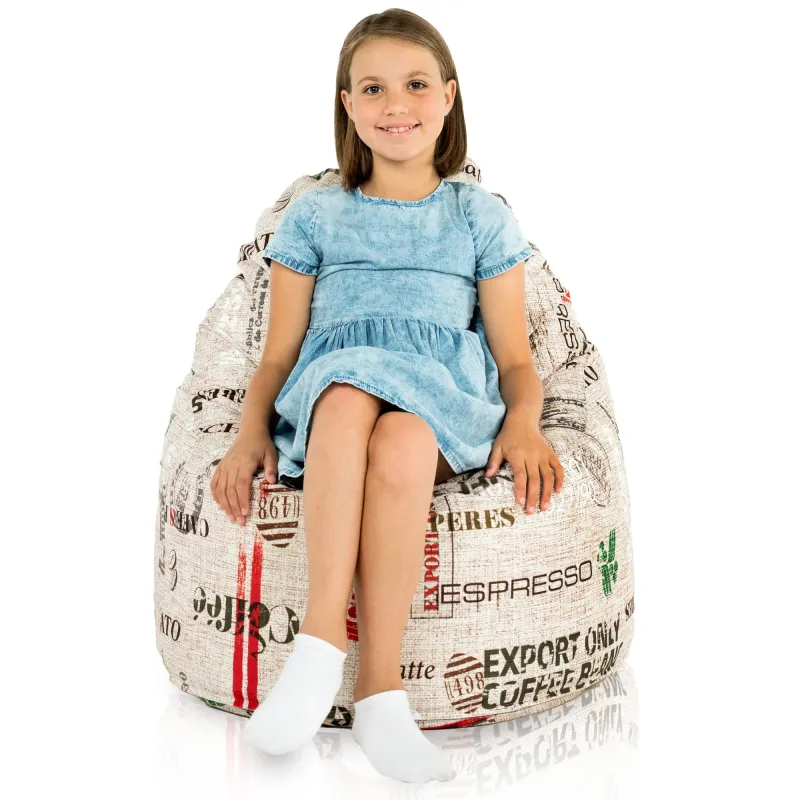 Poltrona Pouf Sacco Smart Porto - Tessuto Stampato Premium – vista 11