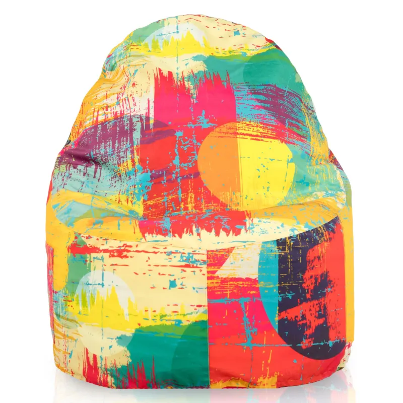 Poltrona Pouf Sacco Smart Porto - Tessuto Stampato Premium – vista 14