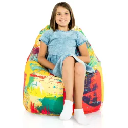 Poltrona Pouf Sacco Smart Porto - Tessuto Stampato Premium – vista 15
