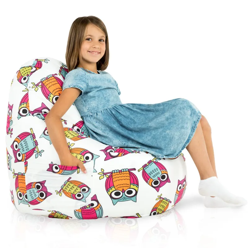 Poltrona Pouf Sacco Smart Porto - Tessuto Stampato Premium – vista 30