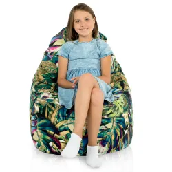Poltrona Pouf Sacco Smart Porto - Tessuto Stampato Premium – vista 33