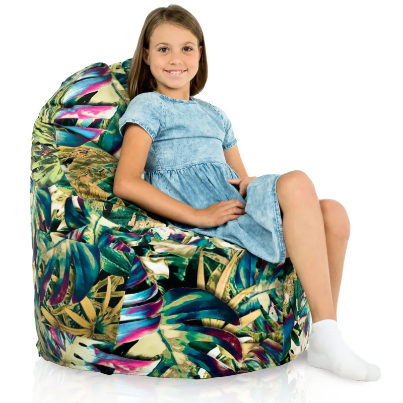 Poltrona Pouf Sacco Smart Porto - Tessuto Stampato Premium – vista 34
