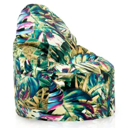 Poltrona Pouf Sacco Smart Porto - Tessuto Stampato Premium