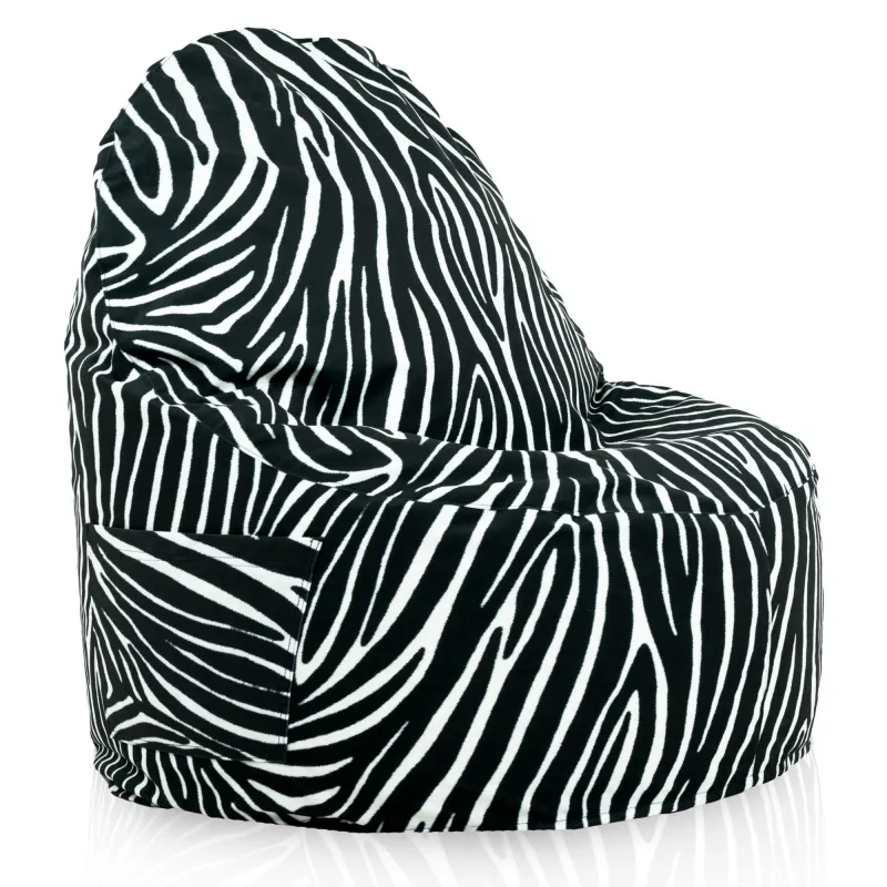 Poltrona Pouf Sacco Smart Porto - Tessuto Stampato Premium – vista 35