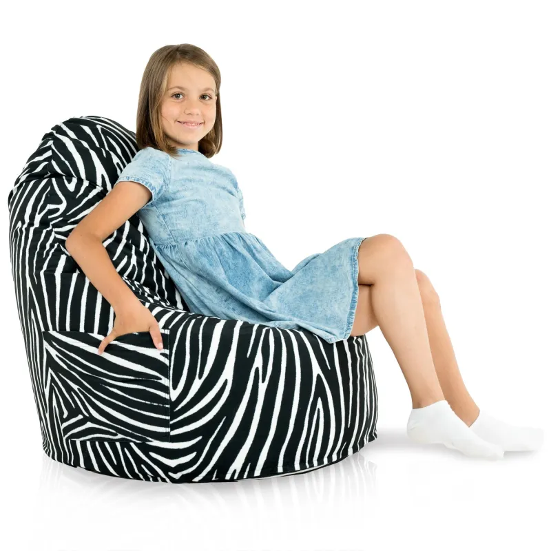 Poltrona Pouf Sacco Smart Porto - Tessuto Stampato Premium – vista 38