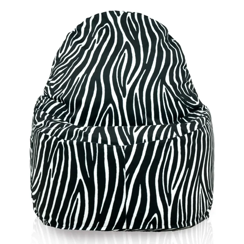 Poltrona Pouf Sacco Smart Porto - Tessuto Stampato Premium – vista 36