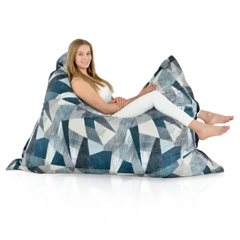 Cuscino da Pavimento Gigante XXL per adulti Gigante - Tessuto Stampato Premium – vista 100
