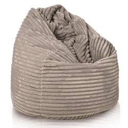 Poltrona Pouf Sacco - Velluto A Coste Larghe Royal
