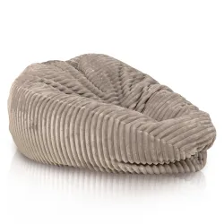 Poltrona Pouf Sacco XL Grande - Velluto a Coste Stripe – vista 3