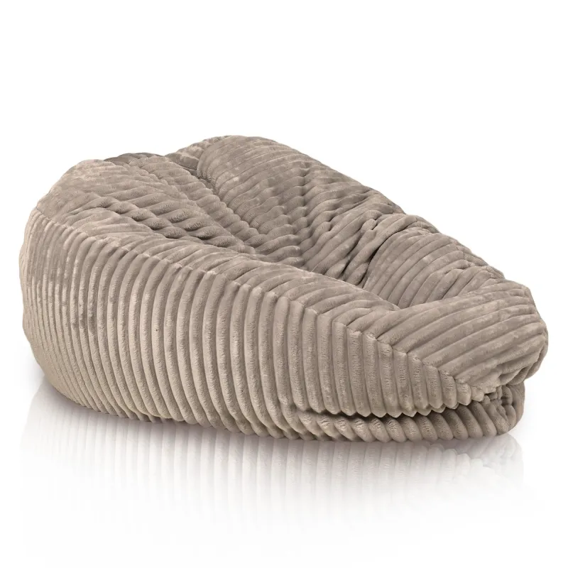 Poltrona Pouf Sacco XL Grande - Velluto a Coste Stripe – vista 3