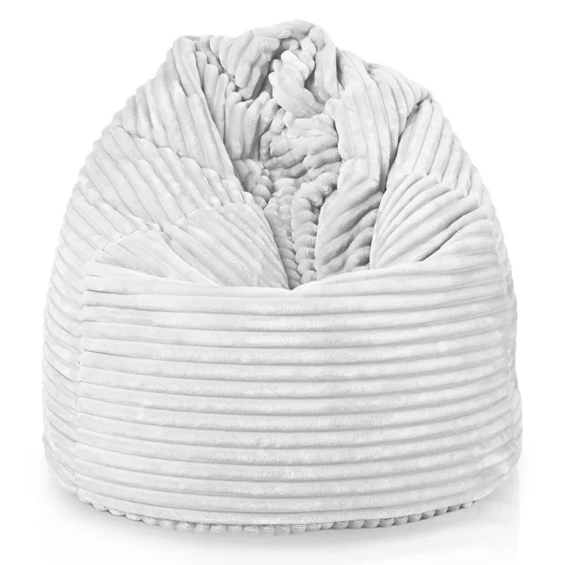 Poltrona Pouf Sacco XL Grande - Velluto a Coste Stripe – vista 7