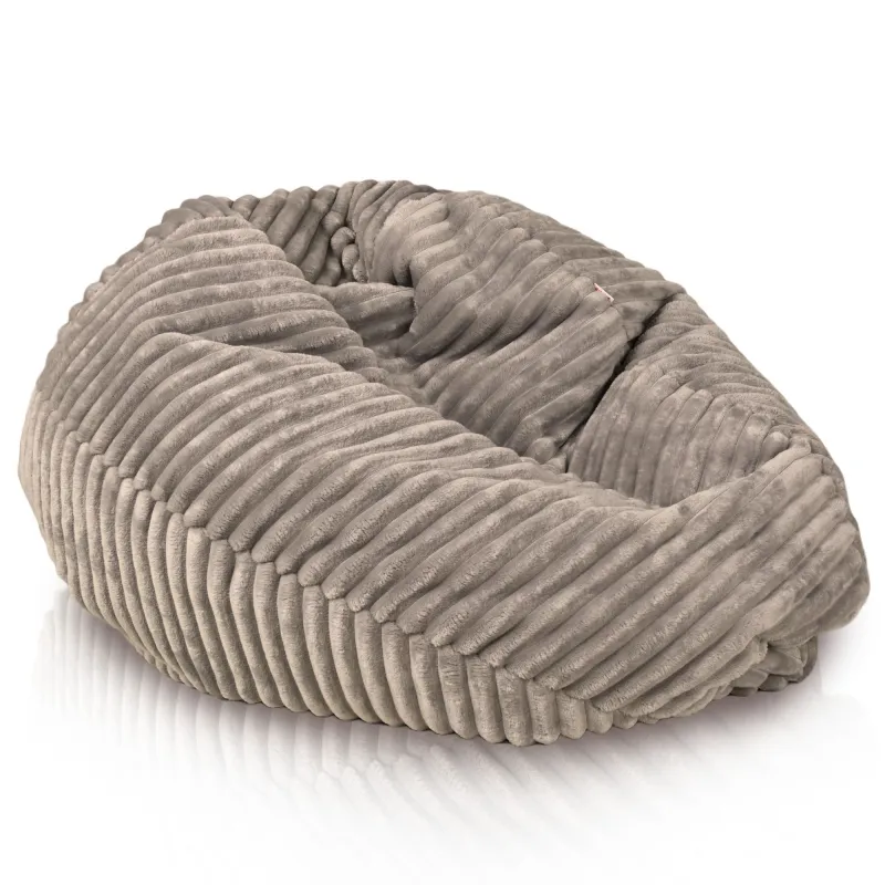 Poltrona Pouf Sacco L per bambini - Velluto a Coste Stripe – vista 3