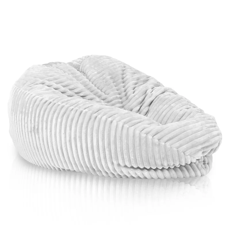 Poltrona Pouf Sacco XL Grande - Velluto a Coste Stripe – vista 8