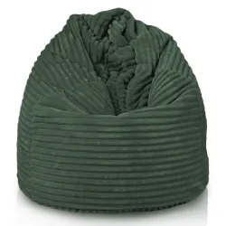 Poltrona Pouf Sacco XL Grande - Velluto a Coste Stripe – vista 12