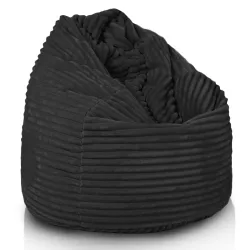 Poltrona Pouf Sacco - Velluto A Coste Larghe Royal