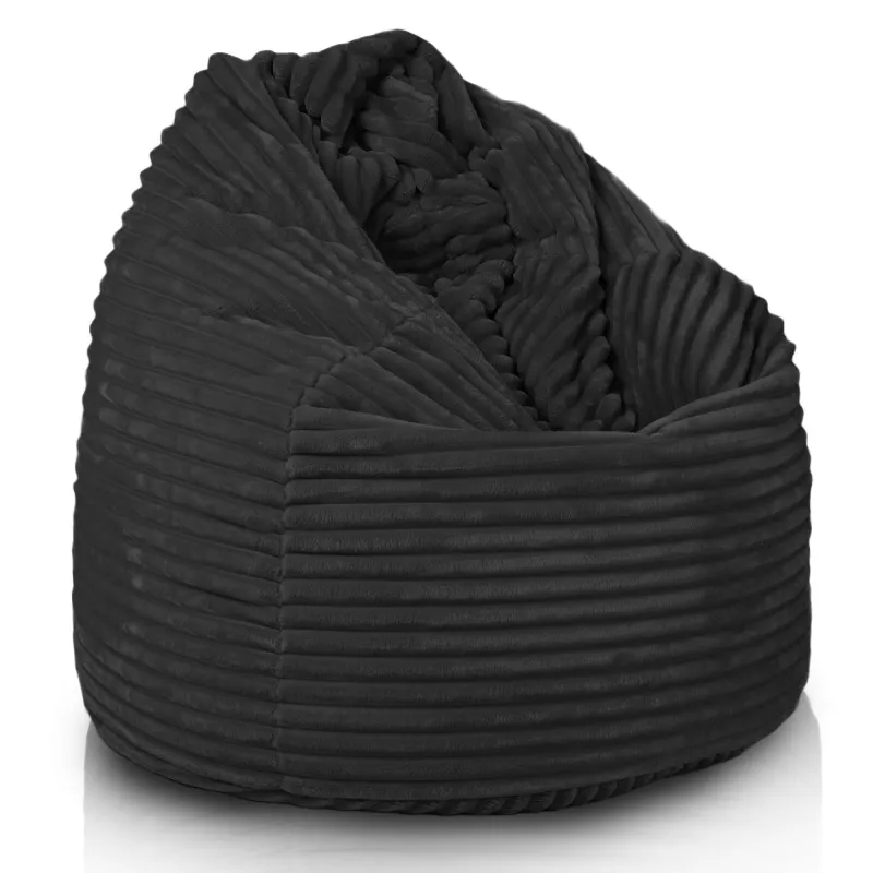 Poltrona Pouf Sacco XL Grande - Velluto a Coste Stripe – vista 16