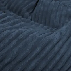 Poltrona Pouf Sacco XL Grande - Velluto a Coste Stripe – vista 24